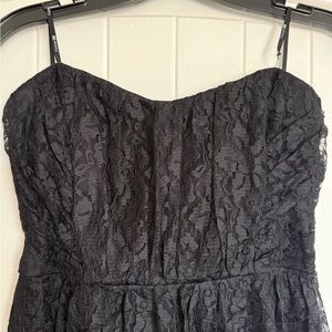 Forever 21 Black Lace Midi Dress